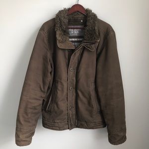 A&F | Mens Adirondack Jacket | Brown/Olive | sz M